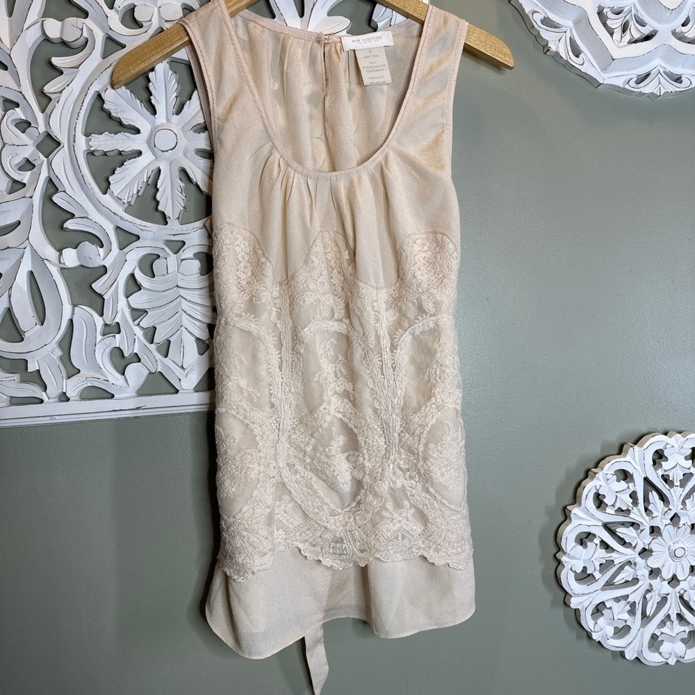 MM Couture by Miss Me Lace Tank M